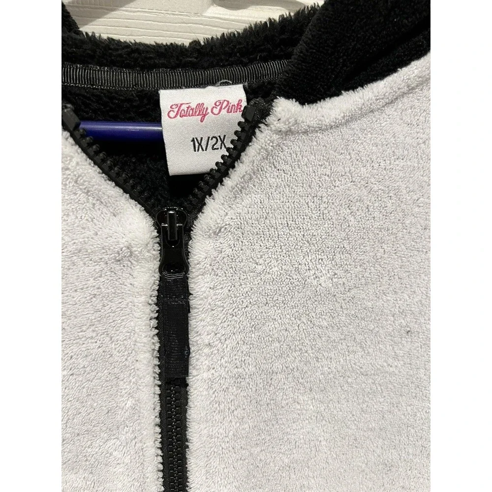 Totally Pink Penguin Adult Footless Bodysuit Size 1X/2X